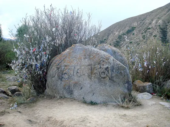 Une inscription bouddhique sur la pierre Tamga-Tach